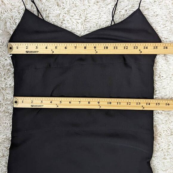 Aritzia Little Moon Spaghetti Strap Slip Dress Black XS - Picture 8 of 13